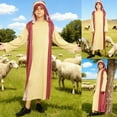 thumbnail image 2 of YAYUBA Boys Saint Joseph Set for Kids Saint Robe with Headpiece Waist Rope Outfit for Biblical Dress Up Role Play Party Wear, 2 of 6