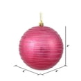 thumbnail image 3 of Vickerman N187645D Boule de Bonbon Mauve 4 Po. avec Lignes Pailletées 4 par Sac, 3 of 3