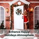thumbnail image 4 of 3-Piece Clear Plastic Hanging Christmas Tree Decorations for Window and Wall Display, 4 of 7