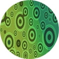 thumbnail image 1 of Ahgly Tapis d'Intérieur Lavable en Machine Carré Vert, 3 Pieds Carré, 1 of 7