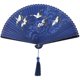 thumbnail image 2 of Chinese Style Bamboo Folding Fan, Portable Handheld Decorative Fan for Weddings, Parties, Dancing, Home Decor, Retro Design with Tassel for DIY and, 2 of 4