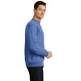 thumbnail image 3 of Port & Co Adult Male Men Plain Long Sleeves Sweatshirt Carolina Blue Small, 3 of 6