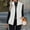 White, variant on Womens Vest Sevevn Women's Fleece Vest High Neck Sleeveless Sherpa Fuzzy Jacket With Pocket Fall Winter Outerwear