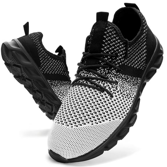 Htcenly Shoes for Men Women Running Shoes Fashion Sneakers Lightweight Athletic Sport Shoes Breathable Casual Gym Walking Work Shoes Slip on Sneakers