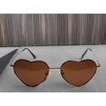 thumbnail image 4 of Heart Shape Heart Sunglasses Retro Vintage Boho Tea Print, 4 of 6