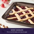 thumbnail image 6 of Circulon Nonstick Bakeware 9-Inch Square Cake Pan, Chocolate Brown, 6 of 10