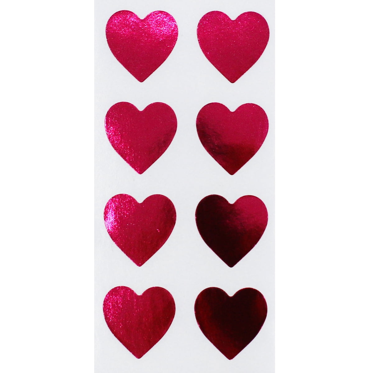 6mm Tiny Red Heart Stickers, GLOSSY RED HEARTS, Planner Stickers, Vinyl  Stickers 