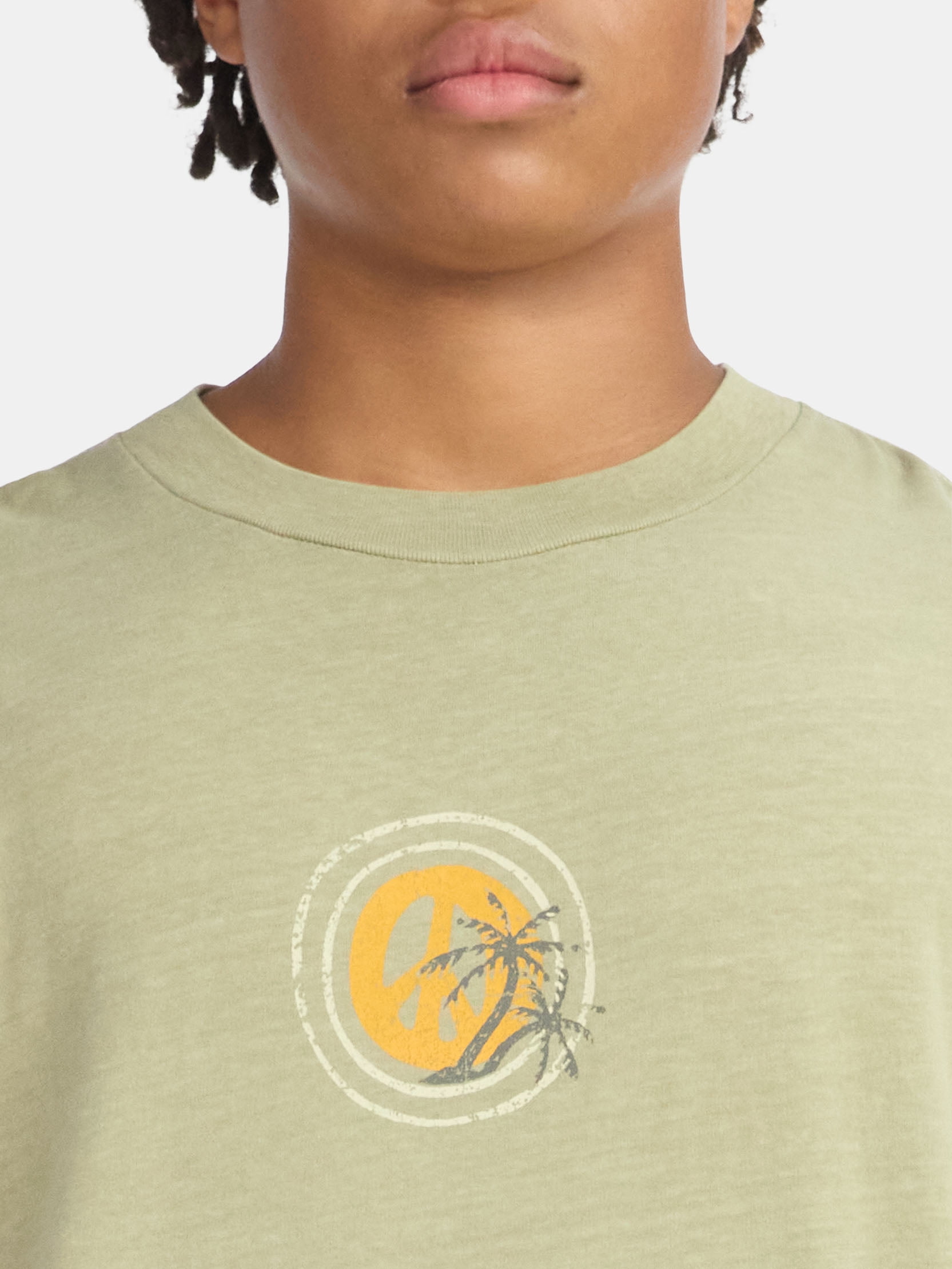 No Boundaries Oversized Cotton Graphic Tee, Men’s & Big Men’s