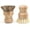 Bambousisal, variante sur LEEYNEER Brosse à Récurer en Bambou pour Vaisselle Cuisine Brosses en Bois Mini Kit de Brosse à Récurer pour Laver la Vaisselle Poêle en Fonte Casseroles Poêles Légumes