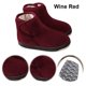 thumbnail image 1 of Botas cortas cálidas con suela gruesa fcdhbfgnj (Vino 40-41 (apto para pies generalmente 39-40)) Rojo, 1 of 9