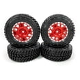thumbnail image 1 of Llantas de Plástico Bewildely para Coche Teledirigido Axial SCX24 Crawler RC 1/24 Rojo, 1 of 6