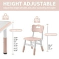 thumbnail image 4 of DOREROOM Kids 4-Piece Adjustable Table and Chair Set, Graffiti Desktop, Non-Slip Legs, 4 of 8