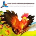 thumbnail image 4 of Animal Pop Up Book, 3D Flip Book, Magical Baby Story Book with Illustrations and Situations for Cognitive Development., 4 of 8