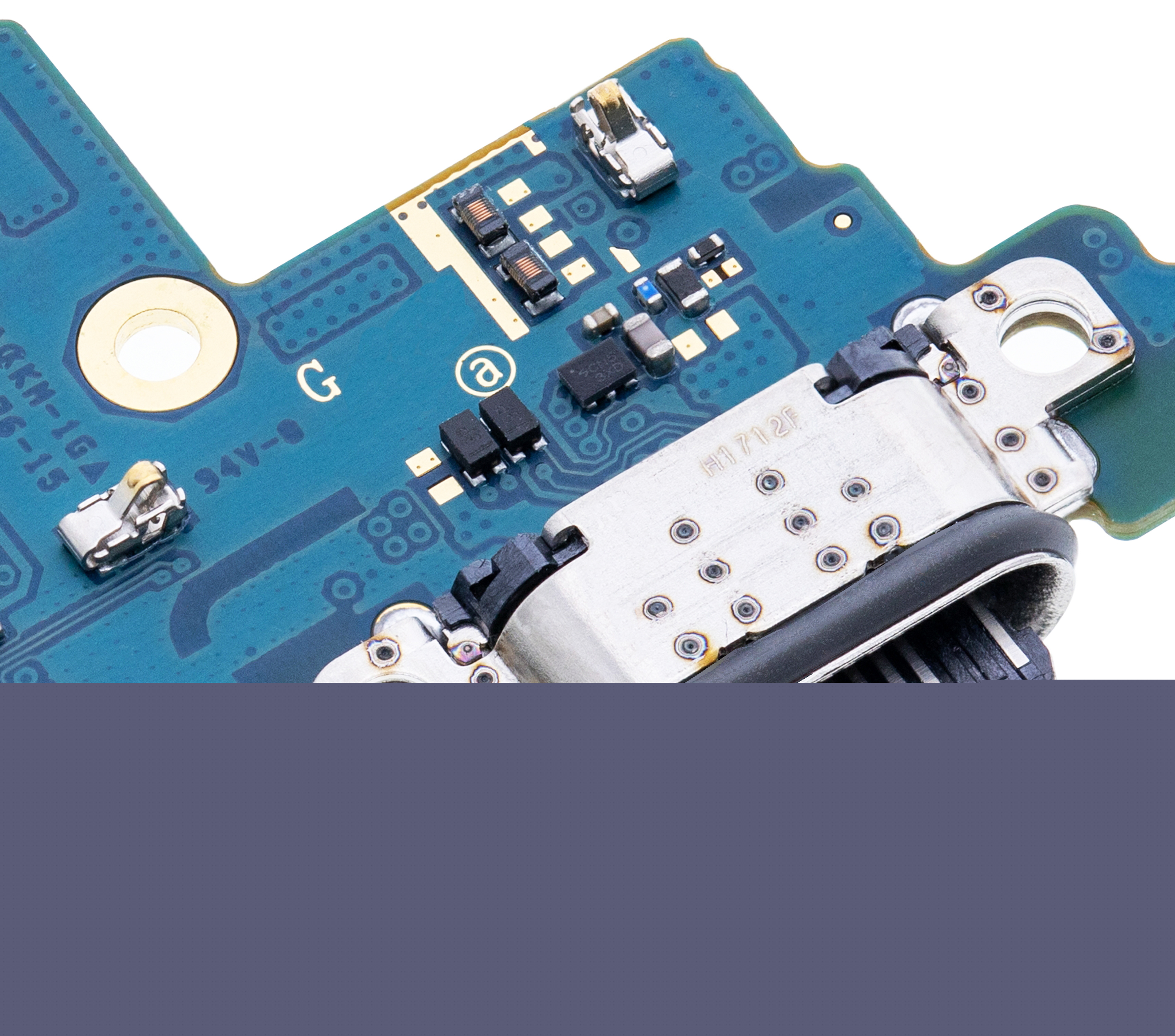 thumbnail image 2 of Replacement Charging Port With Headphone Jack Compatible For Samsung Galaxy A52s (A528 / 2021) (Premium), 2 of 7