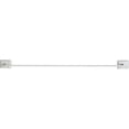 thumbnail image 2 of Decko Products Towel Bar Wall Mount Modern - Chrome Finish - 24 Inch, 2 of 2