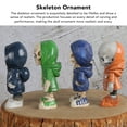 thumbnail image 6 of jinliangrun Skeleton Figurines Cool Exquisite Resin Skeleton Statue for Home Party Desk Decor Gift, 6 of 21