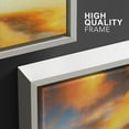 thumbnail image 4 of wall26 Framed Canvas Print Wall Art Set Sunset Snowy Mountain Range Lake Nature Wilderness Photography Realism Decorative Landscape Colorful for Living Room, Bedroom, Office - 16"x24"x3 WHI, 4 of 5