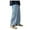 Blue, variant on toraway Cargo Pants for Men Work Black Mens Wide Leg Jeans Elastic Waist Baggy Jeans Casual Drawstring Denim Pants Trousers M