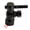 Black, variant on Kingston Brass CC53301DL 5/8-Inch O.D. Comp x 3/8-Inch O.D. Comp Quarter-Turn Angle Shut-Off Valve in Polished Chrome