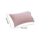 thumbnail image 3 of Fundas de almohada de algodón de 4 capas con cierre de snap desmontable, Rosa, 3 of 6
