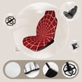 thumbnail image 4 of Red Spider Web Car Seat Covers,Universal Auto Front Seats Protector Fits for Car,SUV Sedan,Truck, 4 of 6