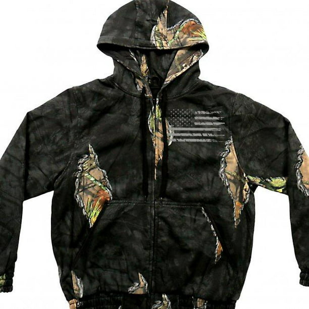 Mossy Oak and Hot Leathers GMZ4470 Mens Limited Edition Mashup Flag ...