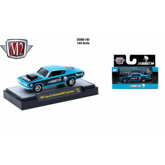 M2 Machines Autothentics Rel 103 1:64 1969 Plymouth Hemi Super Stock