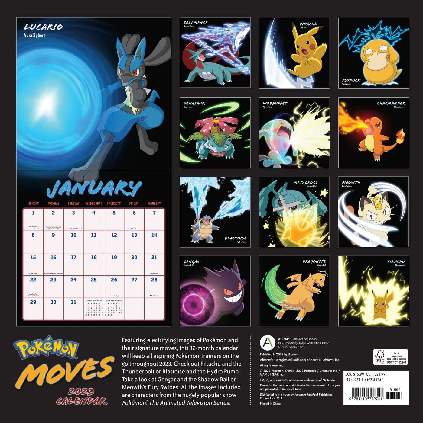 Pokemon Go Calendar