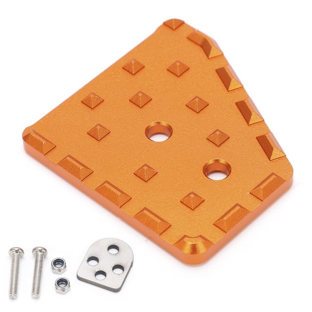 Extensión De Clavija De Palanca De Freno De Pie Trasero, Almohadilla De Palanca De Freno De Pie Trasero Agrandar A Prueba De Herrumbre Para Reparación Cergrey Naranja