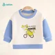 thumbnail image 3 of Children's Sweatshirt Kids Clothing Boys Girls T-shirt Cotton Elastic Sweater Long Sleeve Pullover Baby Toddler Clothes, 3 of 6