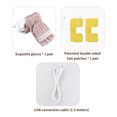 thumbnail image 3 of Guantes de ciclismo eléctricos con carga USB a prueba de viento para montar al aire libre Protector de mano, 3 of 9