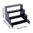 thumbnail image 3 of Black Perfume Display Rack Countertop Organizer Suitable For Dresser Wardrobe Cabinet Small Bottles Storage, 3 of 6