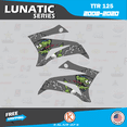 thumbnail image 3 of Kalair GFX Graphics Kit for Yamaha TTR125 (2008-2023) Lunatic Series, 3 of 5