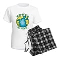 thumbnail image 4 of CafePress - Peas On Earth Pijamas - Women's Short Sleeve Print T-Shirt and Pants Light Cotton Pajama Set, 4 of 7