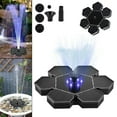 thumbnail image 1 of Water Pump Solar Floating Pump Fountain Pool Garden Snowflake Decor, 1 of 6