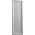 thumbnail image 6 of Ekena Millwork 15"W x 39"H True Fit PVC Single Panel Chevron Modern Style Fixed Mount Shutters, Primed (Per Pair - Hardware Not Included), 6 of 9