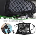 thumbnail image 5 of Motorcycle Cargo Net with Hooks - Heavy Duty Bungee Luggage Net for Helmets, Gear, and Equipment - 9"x11.8" Stretchy Mesh Cargo Storage for Bikes, ATVs, Scooters, 5 of 7