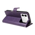 thumbnail image 4 of Wallet Case for Samsung Galaxy S26 Edge Flip Cover with Card Slots, Magnetic Stand & Strap Purple, 4 of 7