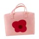 thumbnail image 3 of Bolsa de maquillaje de viaje, neceser para viajes, fiestas, acampadas al aire libre y viajes. Flor rosa claro, 3 of 9