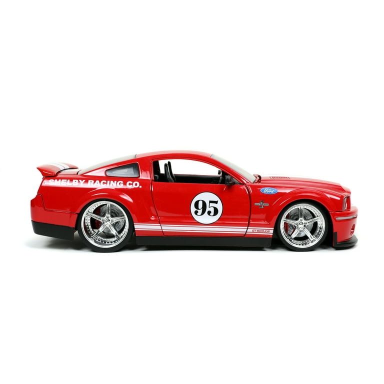 Jada 31867 2008 Ford Mustang Shelby GT-500KR No.95 Red with