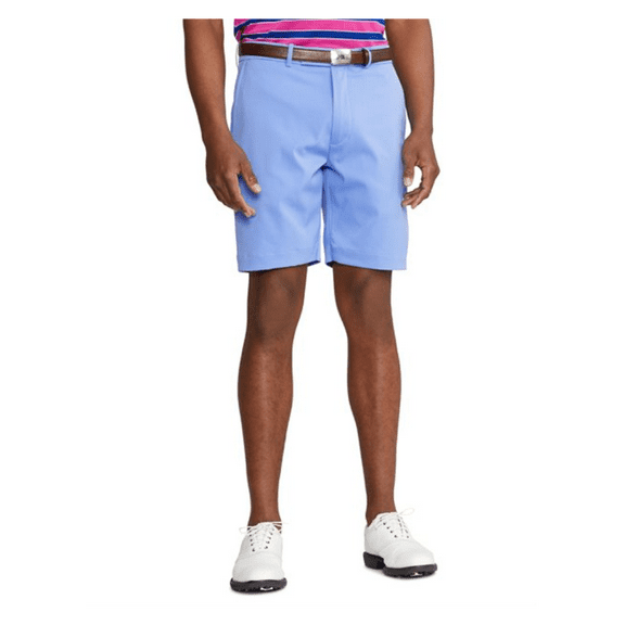 $98 RLX Golf Ralph Lauren Men's 9-Inch Stretch Classic Fit Shorts Island Blue 32