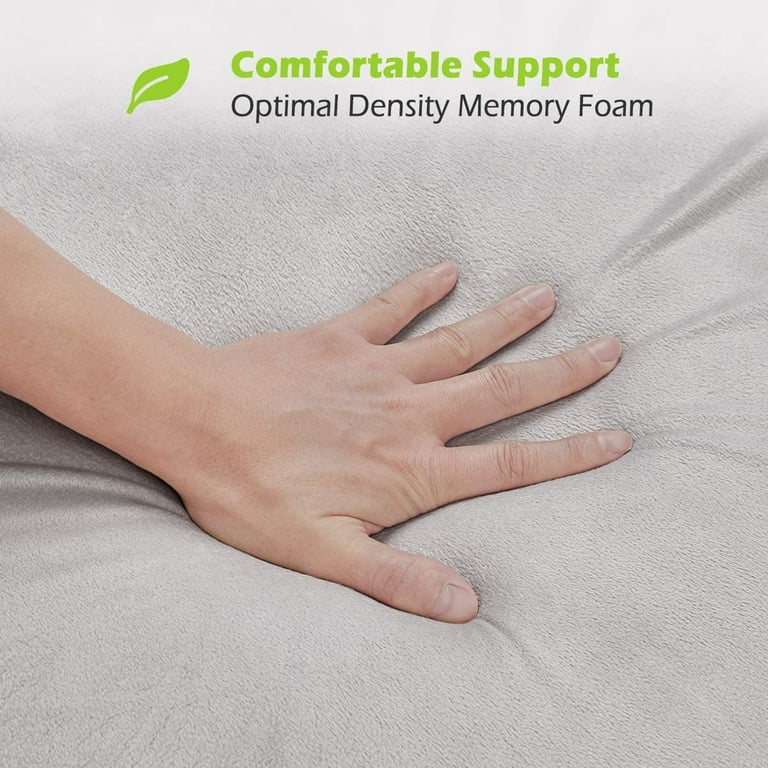  OasisCraft Bed Wedge Pillow Set Adjustable Memory Foam Sleeping  Pillow & Leg Elevation Pillow Leg Rest Pillow Bed Wedge Post Surgery : Home  & Kitchen