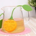 thumbnail image 4 of Loose Tea Leaf Strainer Silicone Tea Infuser Teapot Tool Teabag Kettle Ball Holder Spice Filter Tea Infuser Strawberry, 4 of 7