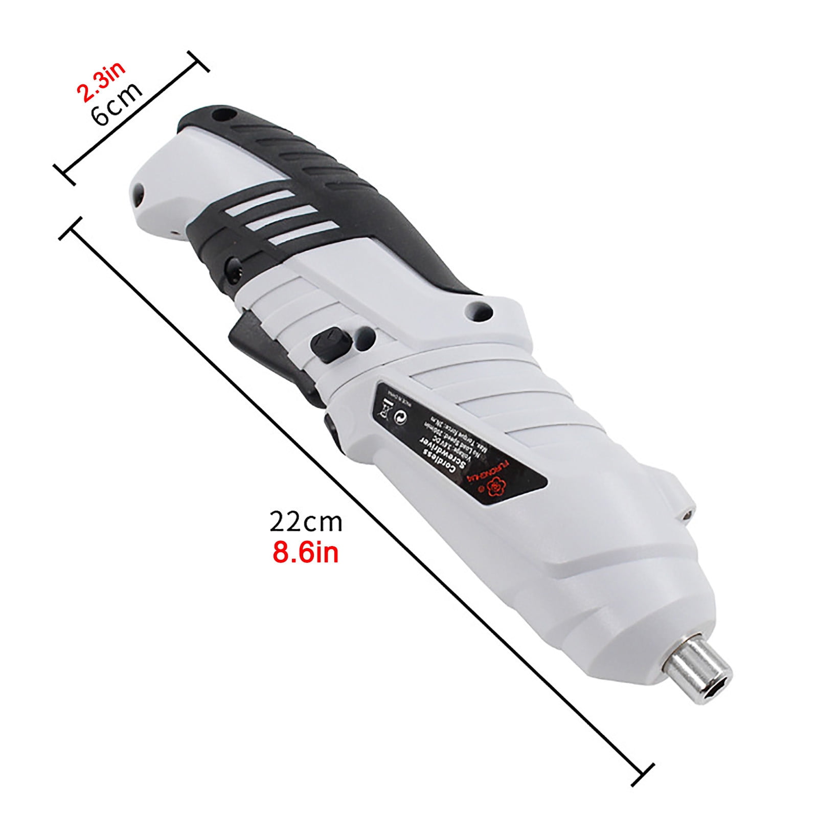 LYINGF Foldable Electric Screwdriver,Rechargeable with USB,Screwdriver Cordless Rechargeable Small Power Drill Set Torque Electric Rotatable with LED Light Screwdriver for Home Office DIY Tools