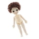 thumbnail image 4 of 1/12 Bjd Boy Doll Muñeca articulada movible Cuerpo desnudo Cabello castaño SM SunniMix Cuerpo de muñecas BJD, 4 of 5