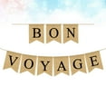 thumbnail image 3 of Milisten Reusable Burlap Travel Banner Linen Dovetail Shape for Photo Prop Decoration, 3 of 5