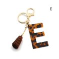 thumbnail image 2 of Letter Key Chains Leopard Print Accessories for Women and Girls Gold Initial, 2 of 2