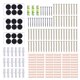 thumbnail image 3 of Yescom 3 Pack 5 Tiers Wall Mount Corner Shelf Display Shelves Organizer Gradienter Home Yescom Modern, 3 of 3