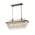 thumbnail image 3 of Hong Kong Best New Zhu Yuan Lighting Co. Taixien 4 - Light Tiered Chandelier with Crystal Accents Golden Bronze, 3 of 5