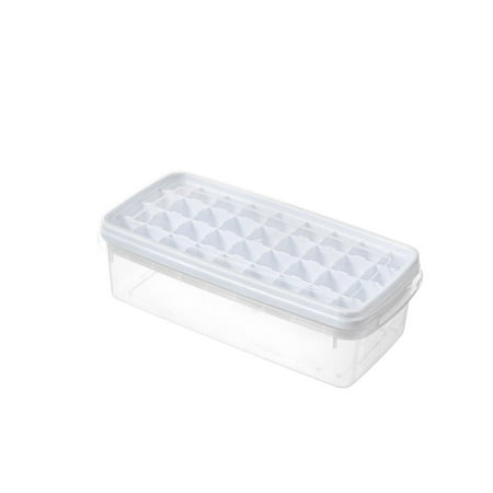 

36-grid Ice Cube Tray Mold with Lid Reusable Rectangle Icing Cubes Mar Washable Freezer DIY Molds Kitchen Tools
